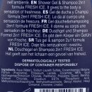 Paglieri Felce Azzurra Uomo Dusch-Shampoo Fresh Ice für Männer 400 ml