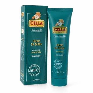 Cella BIO Rasiercreme Tube mit Aloe vera 150 ml