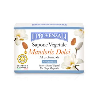 I Provenzali Pflanzliche Seife Magnolie - Magnolia 100 g